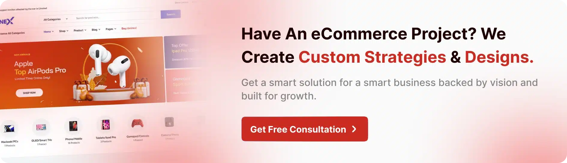 Create eCommerce Website
